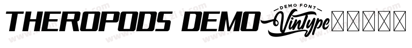 Theropods Demo字体转换